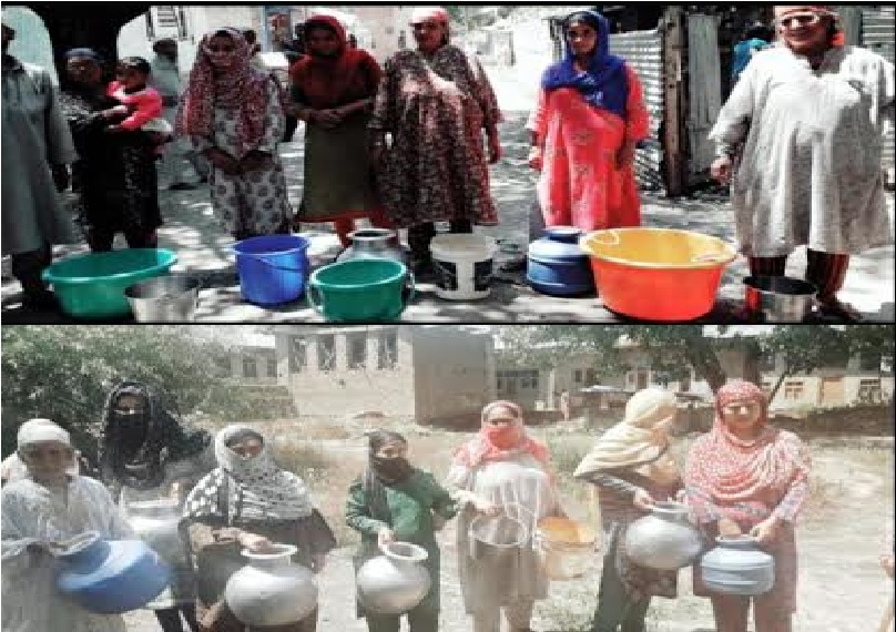 Locals Protest Against Water Scarcity in Achabal Area