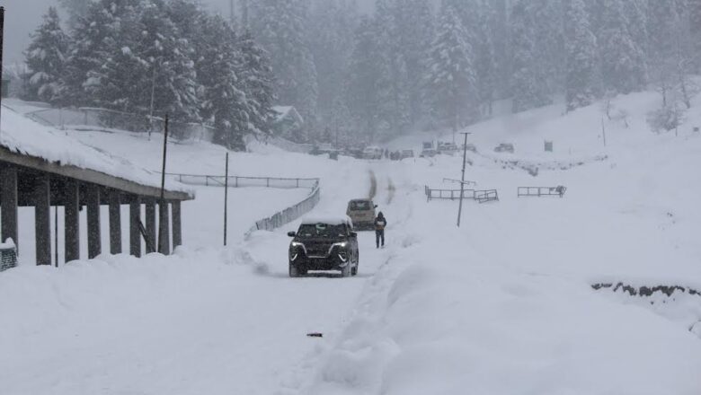 Locals joyous as Kashmir receives fresh snowfall; Air and surface traffic hit
