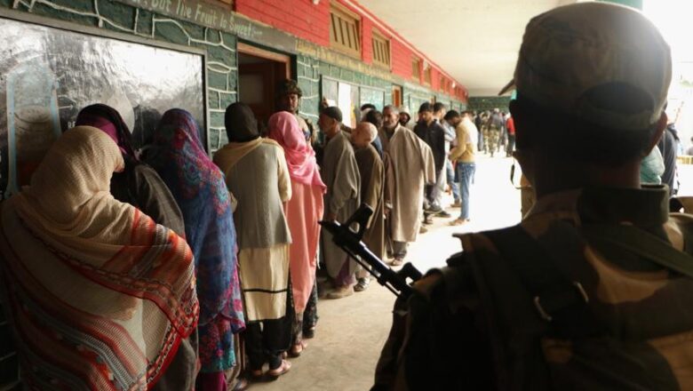 Over 57 per cent polling in Udhampur till 3 PM
