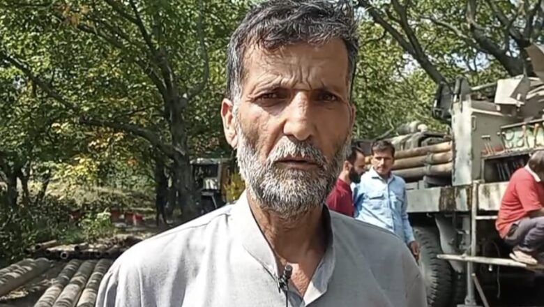 Man donates his land for borewell for over hundred families in Anantnag area