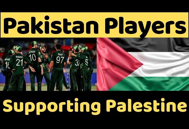 Pakistani cricketers rally behind Palestine amid trolling of Muhammad Rizwan
