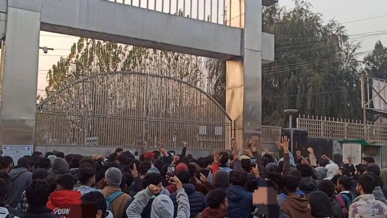 Students protest at NIT Srinagar against Instagram post hurting religious sentiments
