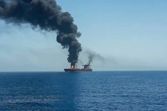 Israeli ship attacked by Iran in Indian Ocean
