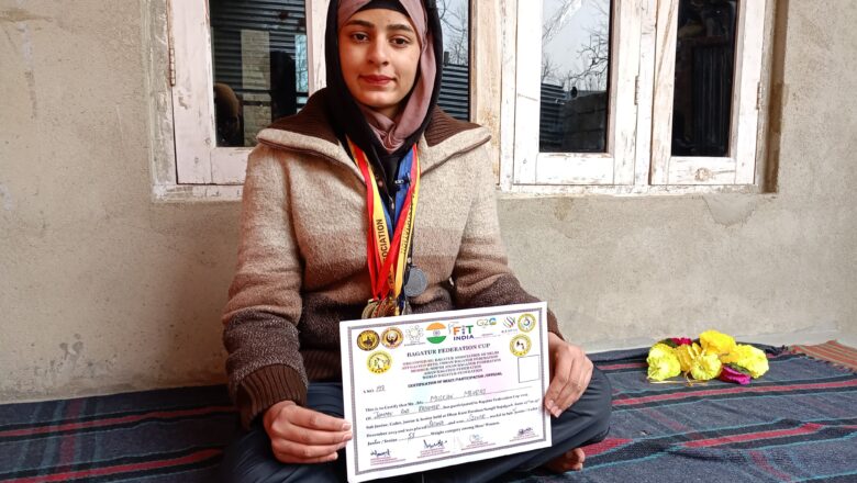 Kashmiri teenage girl Muskan Mehraj secures silver in National Martial Arts Championship