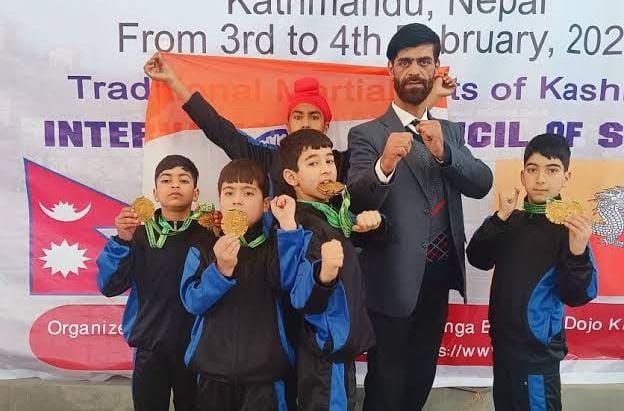 Eight young athletes from Tral Kashmir win medals at South Asian Martial Arts Championship