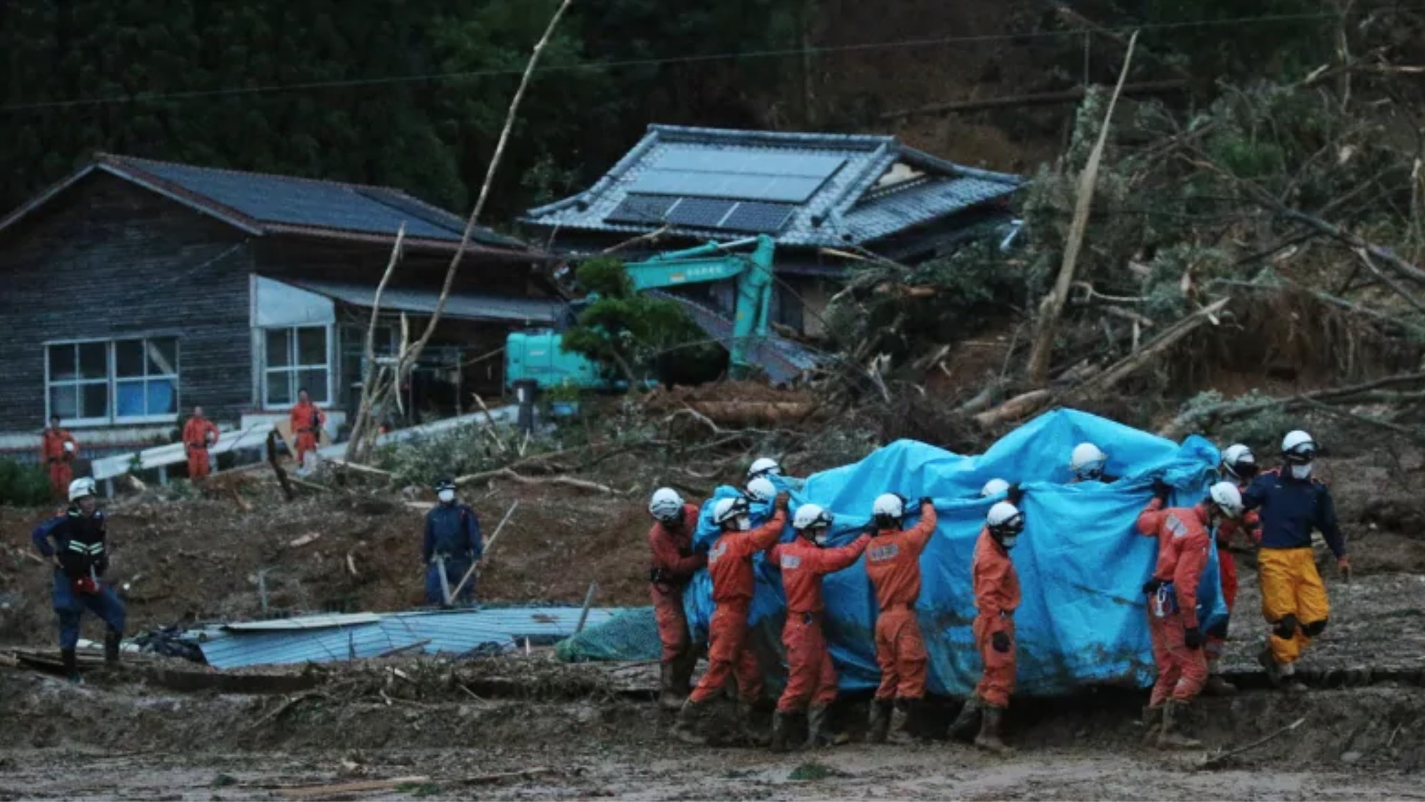 Japan flooding: Many feared dead in elderly care home, 75,000 vacate city