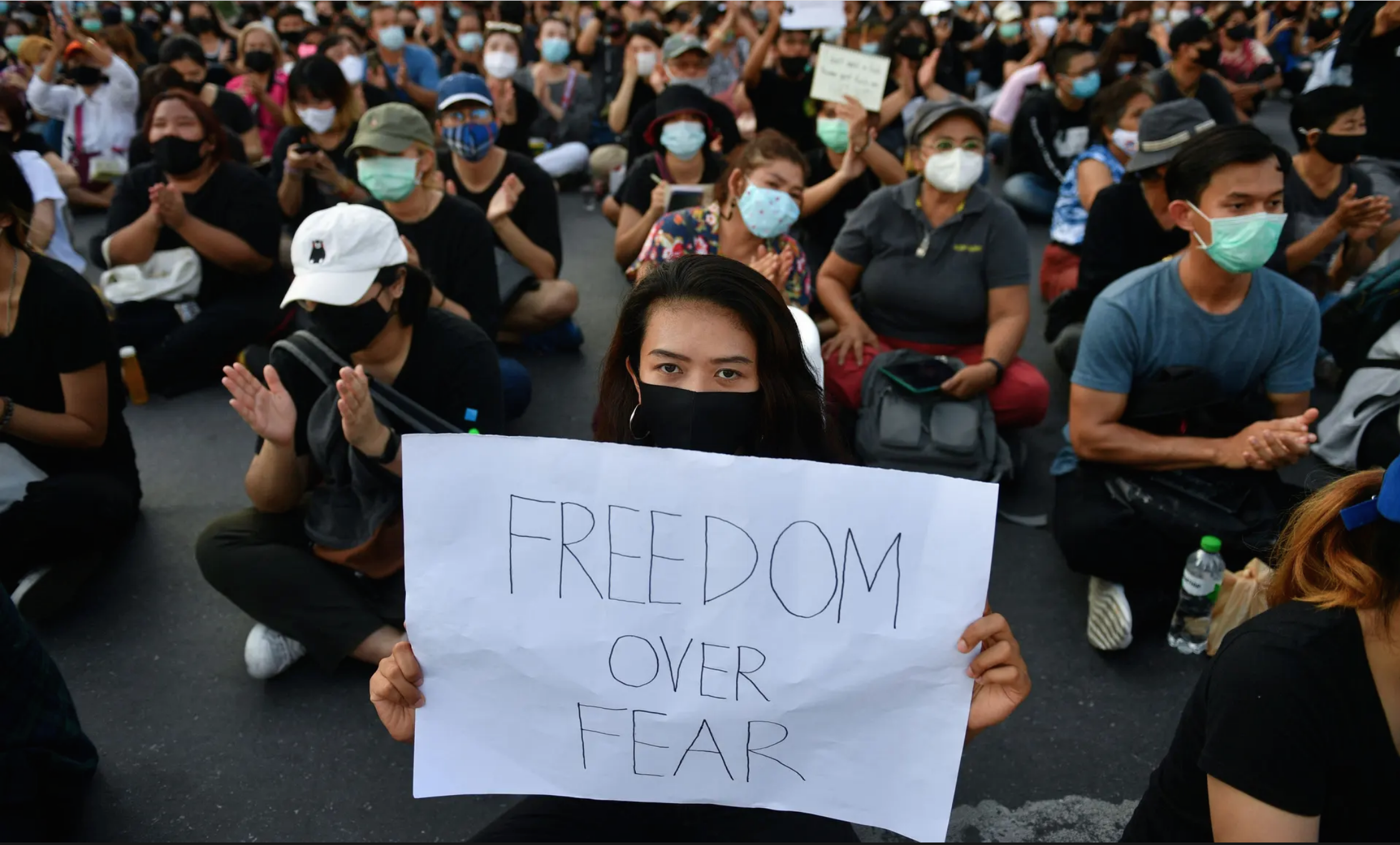 Thai Youth Protesters Use Japanese Cartoon Hamster to Mock Government