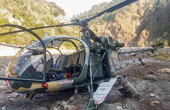 Army Chopper Crashes in Rajouri- 2 Pilots Injured