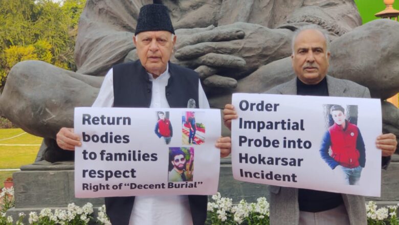 ‘Srinagar Encounter was Fake’- Farooq Abdullah Demands Back the Bodies of the Slain Youth