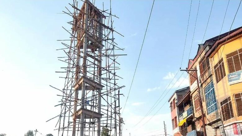 52-ft Tall Clock Tower Being Built in Shopian