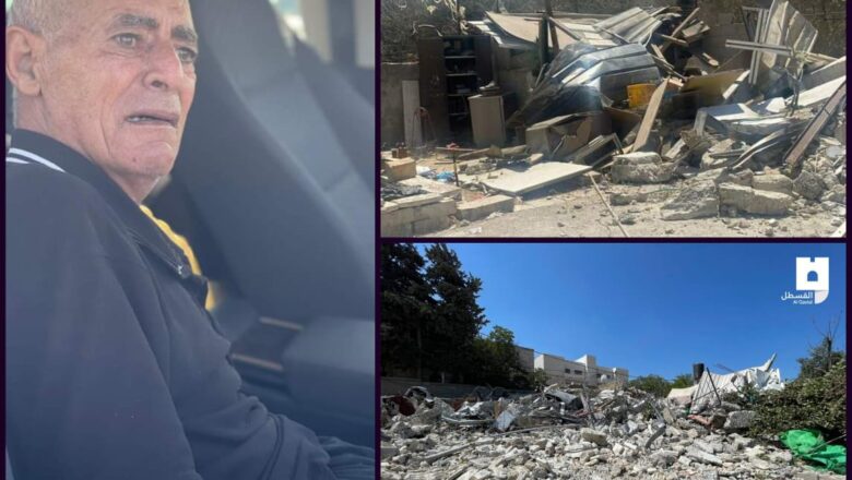 Elderly Palestinian Man Loses Ability to Move after Israeli Court Directs his Family to “Self-Demolish” their Home