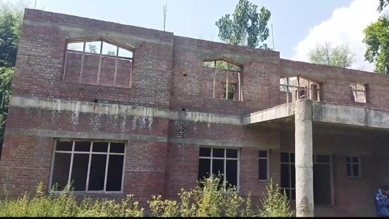 Under Construction Hospital Building Used as Hideout by Drug Addicts in Nuner Ganderbal