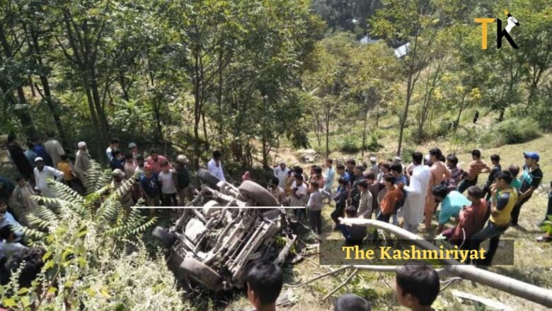 Two Daughters Die in Road Accident in Ganderbal, Father Battles for Life