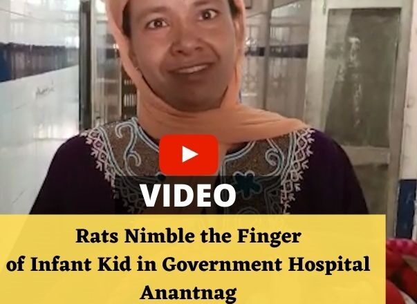 Video- Rats Nibble the Finger of Infant in Anantnag’s Maternity and Childcare Hospital