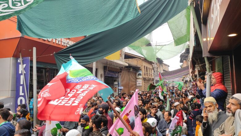 Streets adorned, Massive processions planned in Kashmir: Eid Milad un Nabi ﷺ tomorrow