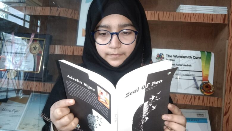 11-years-old Adeeba Riyaaz from Batengoo, Anantnag becomes a published author