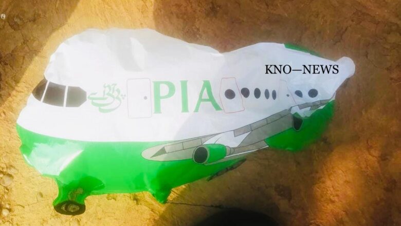 PIA marked aircraft-shaped balloon found in Rajouri village