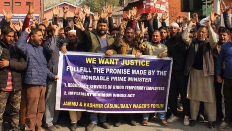 Minimum Wages Act: Hopes of Daily wagers, CEs, NB workers and CLs dying slowly in JK