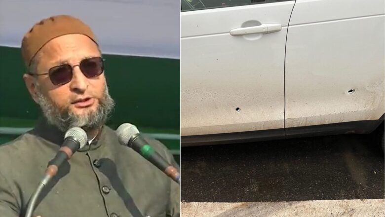 Asaduddin Owaisi’s vehicle shot at in UP