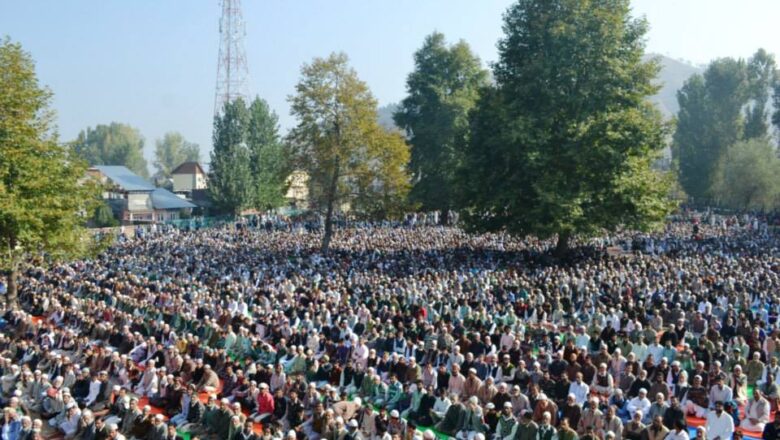 Eid Prayers at 9:30 in Srinagar Eid Gah; In Eid Gah Anantnag at 8 AM