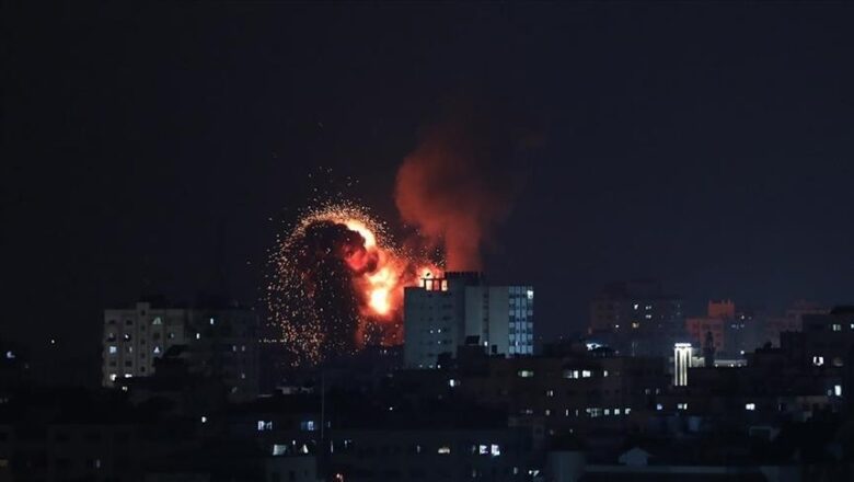 In a Ramadan routine, Israel war planes conduct airstrikes in Gaza strip