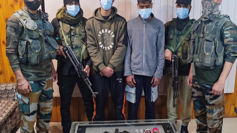 One ‘Hybrid’ militant, One militant associate arrested in Baramulla: Police