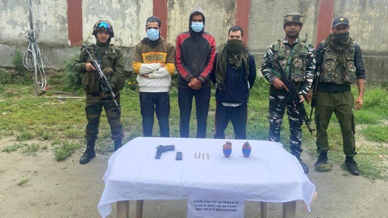 3 Al-Badr OGWs held in Handwara: Police