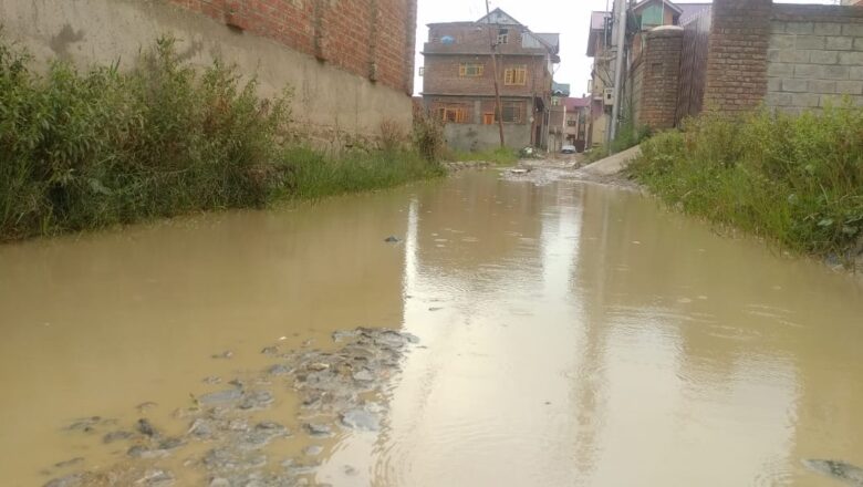 Dilapidated Road Condition Peeves Natipora Srinagar Residents