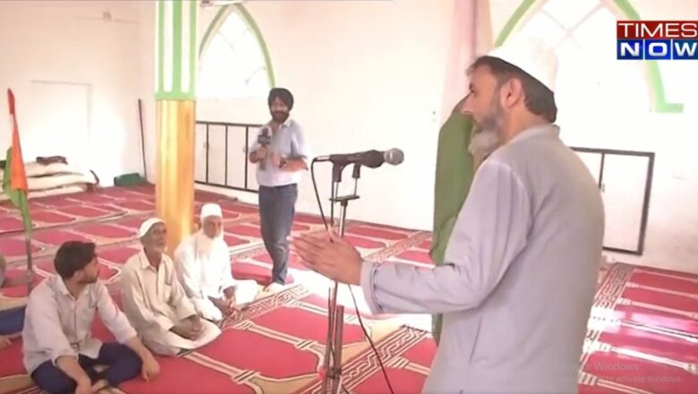 Doda Locals accuse Times Now of running fabricated report, Planting people inside mosque with Indian Flag
