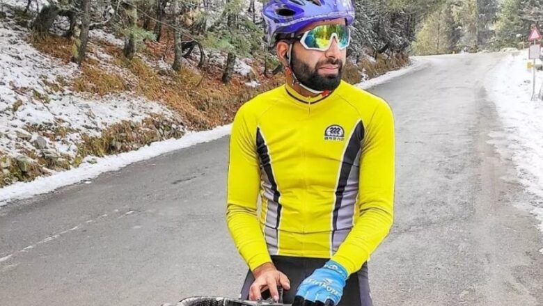 Kashmiri cyclist Adil Teli sets yet another Guinness world record
