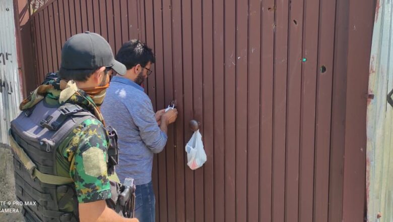 Police attaches property in Awantipora for ‘sheltering militants’