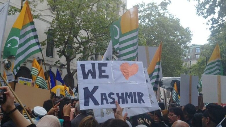Protest staged in Austria in solidarity with Kashmiris