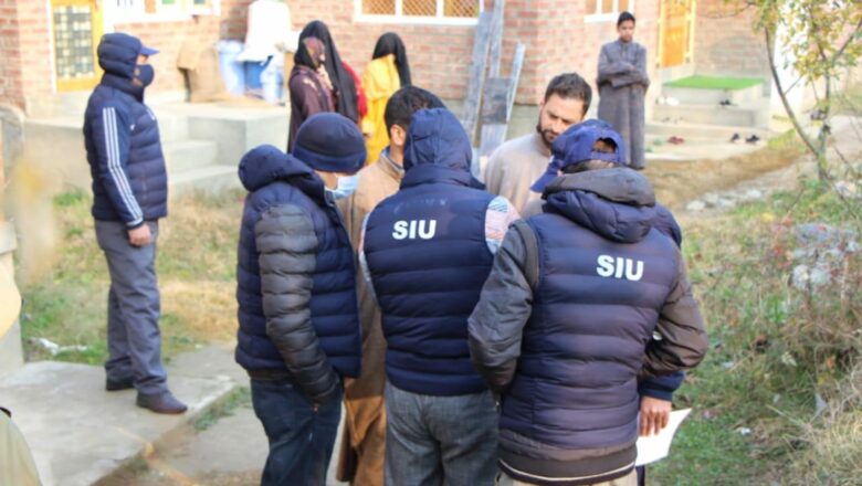 SIU Kulgam raids two Locations in Kulgam in connection with teacher Rajni Bala’s murder