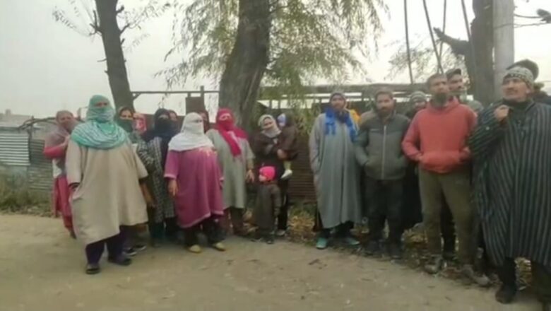 Damaged power transformer not being lifted in Srinagar locality, Locals protest