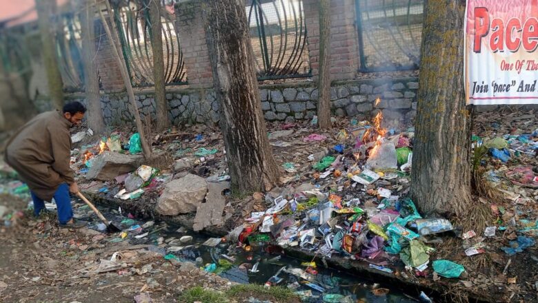 Dumping site, Loosely hanging electric wires cause inconvenience to students at GDC Levdora