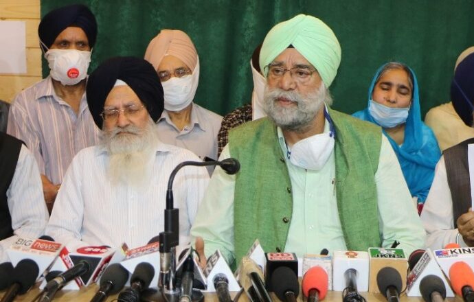 All Parties Sikh Coordination Committee JK calls for elections, demands returning of power projects