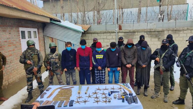 Six arrested as huge cache of arms, ammo recovered in Kulgam: Police