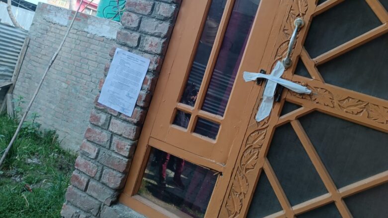 Four houses being attached in militancy case by SIU in Srinagar, Anantnag