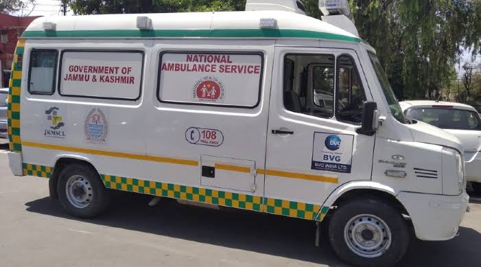 Two persons killed after being hit by ambulance in Srinagar