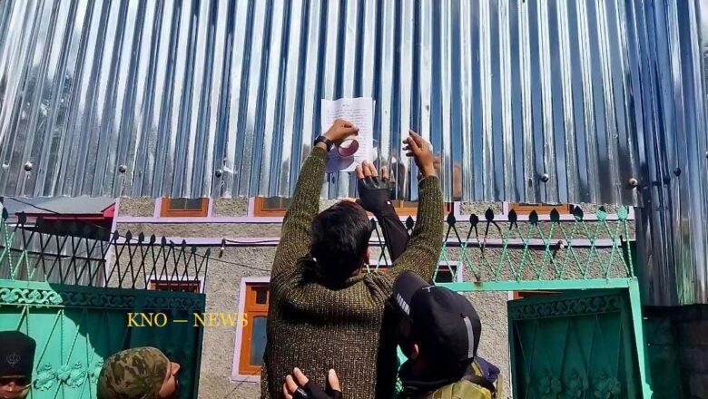 Two residential houses attached in Bandipora for ‘sheltering militants’