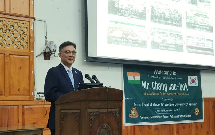 Korea, India need to promote cultural exchanges to increase tourist footfall to Kashmir: Korean Ambassador