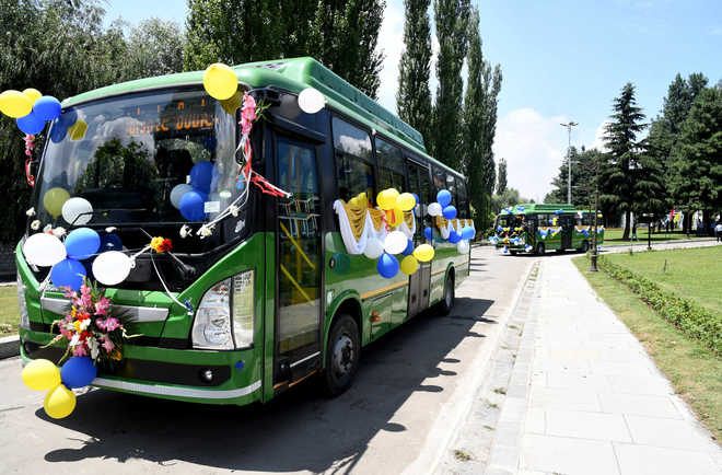 30 more e-buses to ply on Srinagar roads from next month