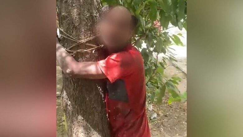 Muslim man tied to tree in UP, forced to chant ‘Jai Shri Ram’