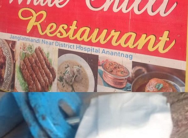 White Chilli restaurant Anantnag sealed by FSD