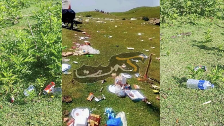 Doodhpathri: People visit picnic spot, leave litter following Eid celebrations