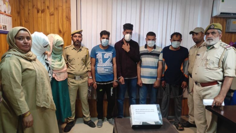 Prostitution racket busted in Baramulla, Six including four men arrested