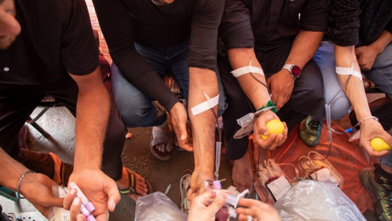 200 plus pints of blood donated in Kashmir on 40th day of Imam e Hussain’s martyrdom