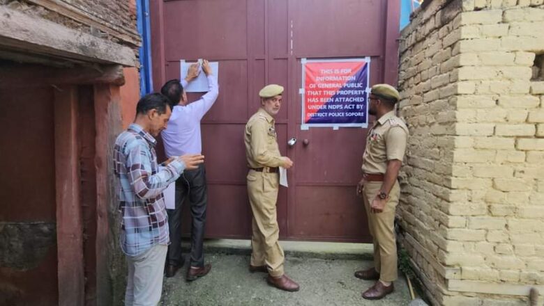 Property acquired through narcotics attached in Srinagar: Police