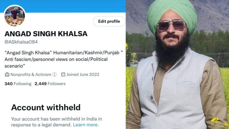 Kashmiri activist’s Twitter account withheld in India