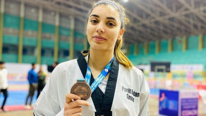 Kashmiri athlete wins silver in Senior National Taekwondo Championship